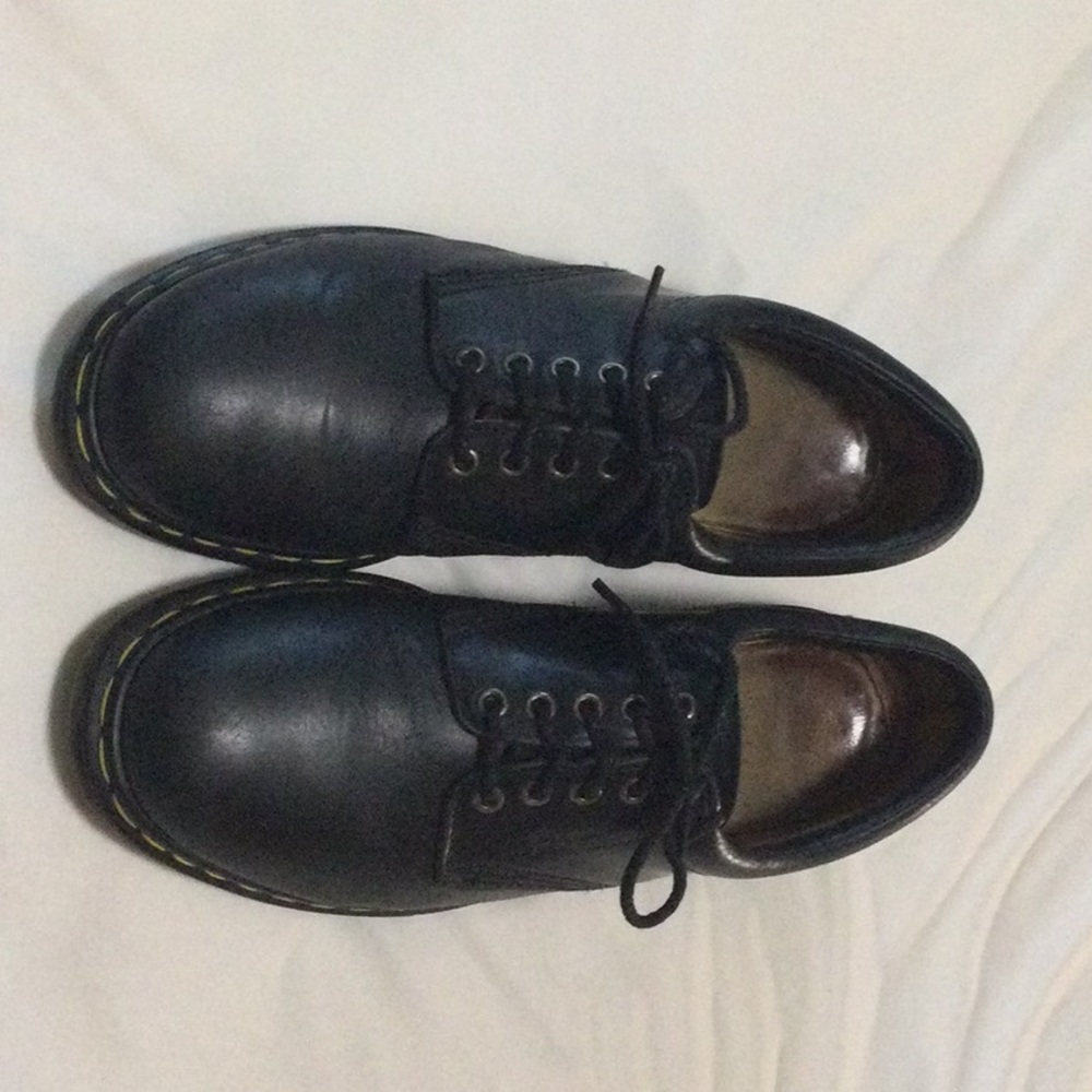 Vintage Dr Martens Oxfords, made in England.
